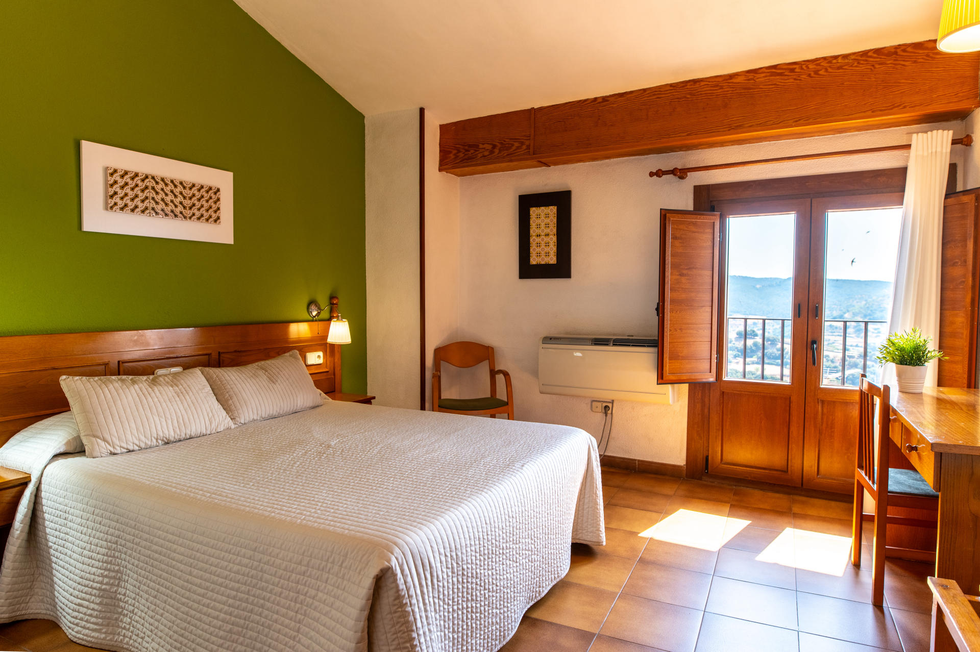 Habitación Doble con balcón del Hotel Rey Don Jaime