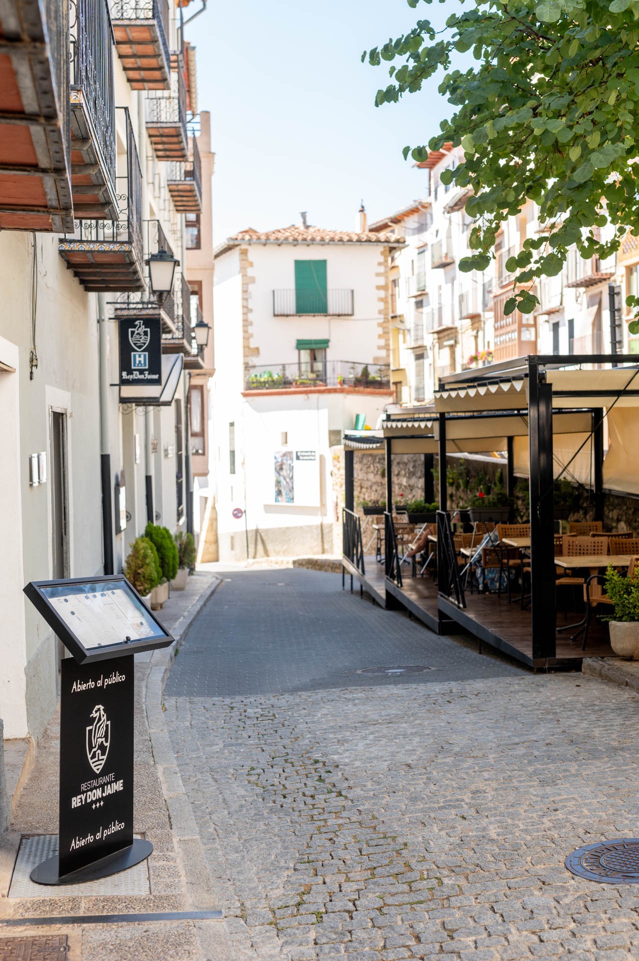 Exterior del Hotel Rey Don Jaime en Morella